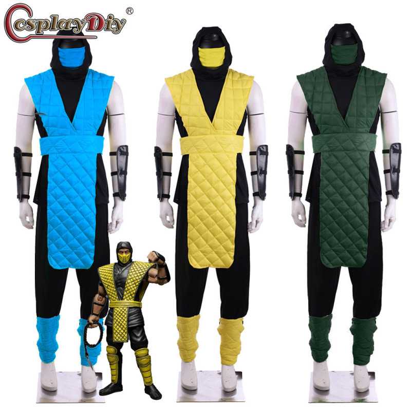 Costumes Mortal Kombat Sub Zero Scorpion Reptile