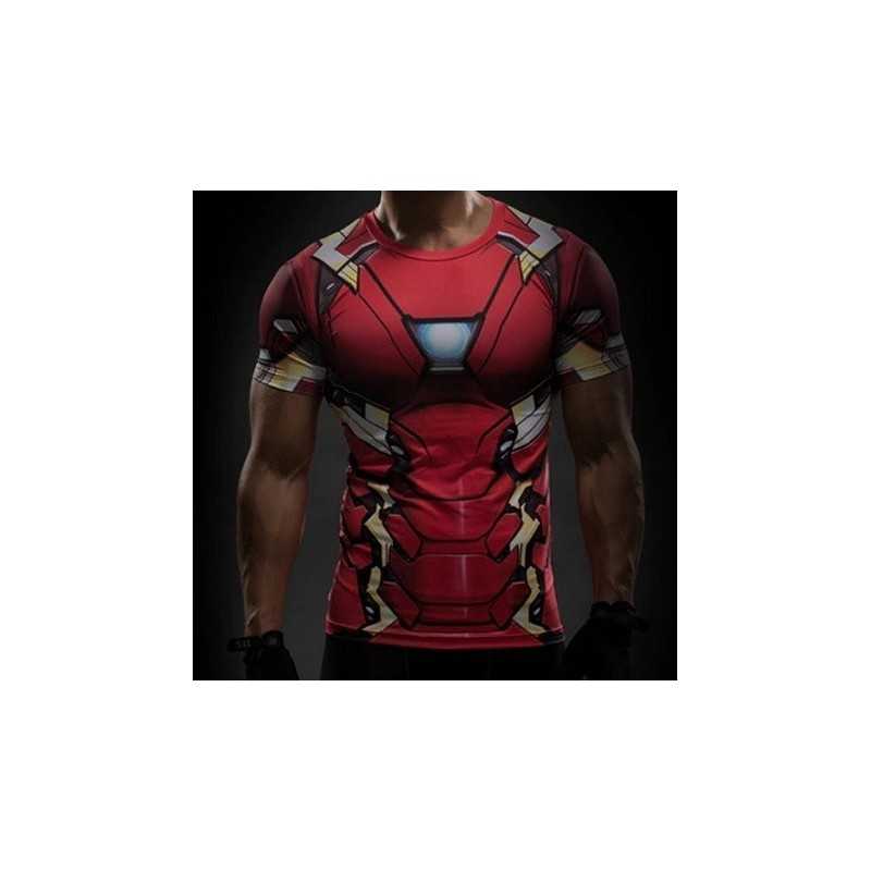 T-Shirt Civil War Iron Man Subli All