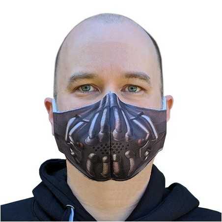 Masque Tissu Lavable Super vilain Bane