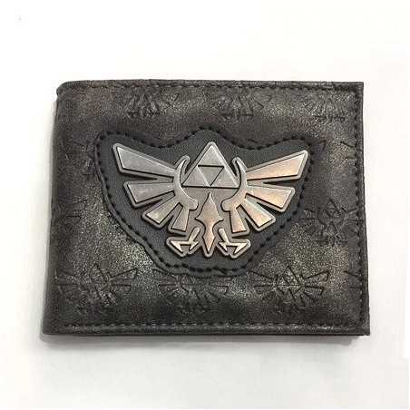 Portefeuille Zelda silver metal logo bird