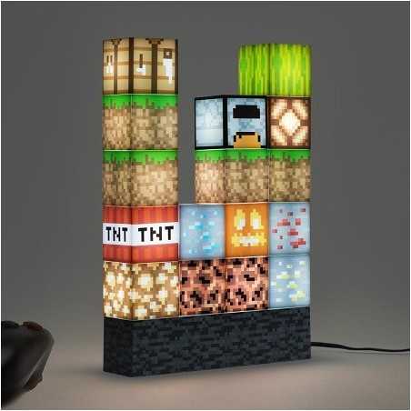 Lampe Cube Minecraft - boutique geek - Cadeau Geek