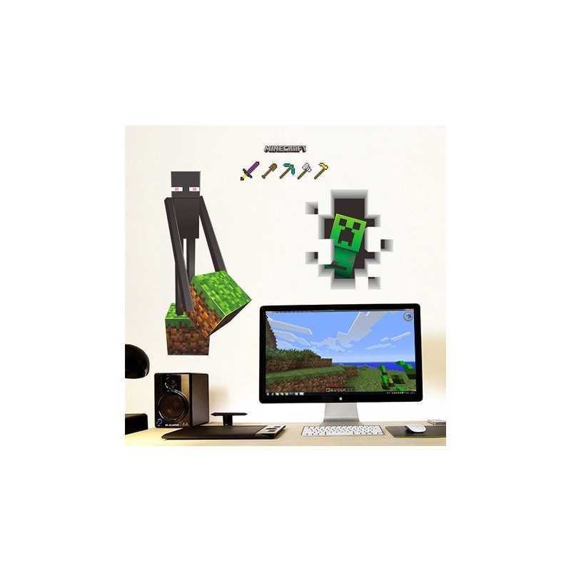 Stickers Creeper Inside Wall Cling