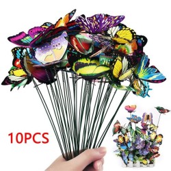 Décoration Extérieure de Jardin Papillons Colorés - boutique geek - Cadeau Geek