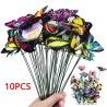 Décoration Extérieure de Jardin Papillons Colorés - boutique geek - Cadeau Geek