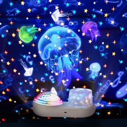 Veilleuse Galaxie 360° LED Projecteur Constellation Océan Étoilé
