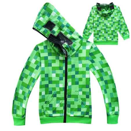 Sweat Capuche Minecraft - boutique geek - Cadeau Geek