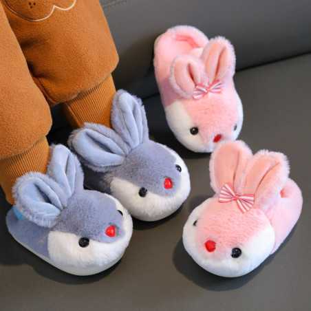 Pantoufles Lapin Kawaii - boutique geek - Cadeau Geek