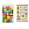 Puzzle Educatif Tetris en Bois