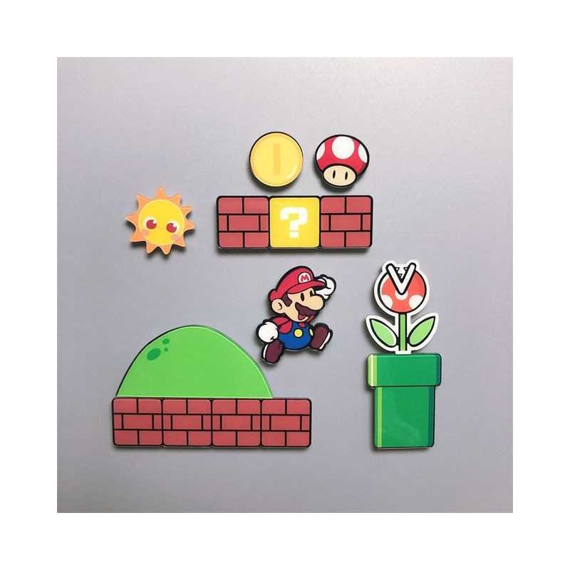 Autocollant Magnétique Super Mario Pour Réfrigérateur