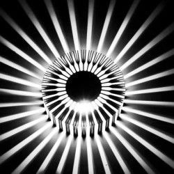 Plafonniers à LED avec applique murale brillante