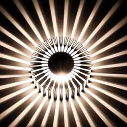 Plafonniers à LED avec applique murale brillante