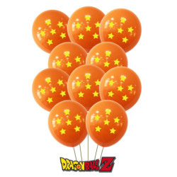 Ballons d'Anniversaire Dragon Ball Son Goku, Boules de ristales