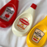 Pots Sauce Mayonnaise et Ketchup Design Bouteille plastique