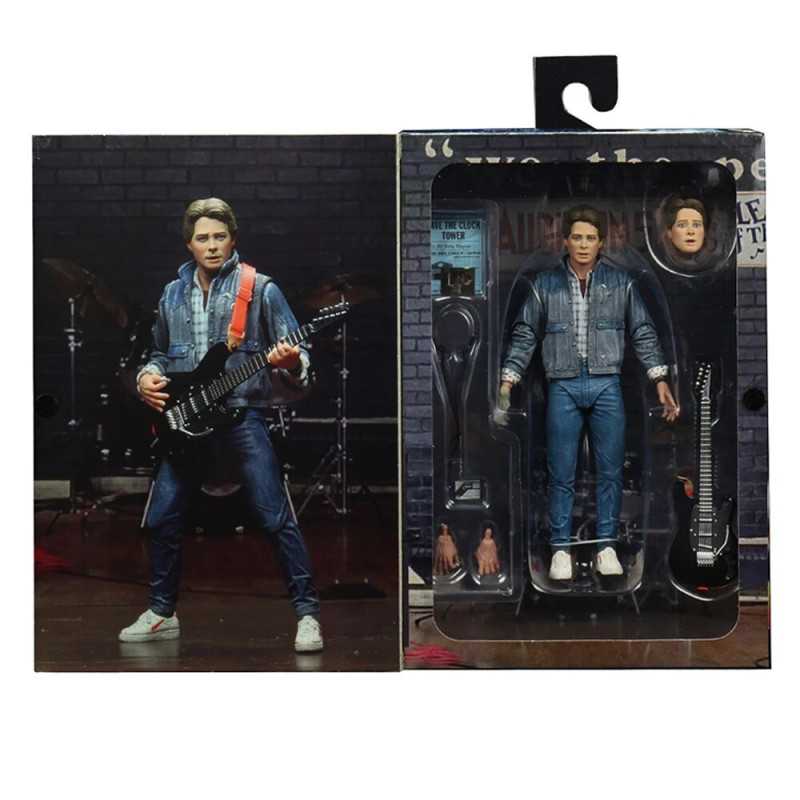 Figurine Retour vers le futur Marty McFly Guitare Cadeau Geek