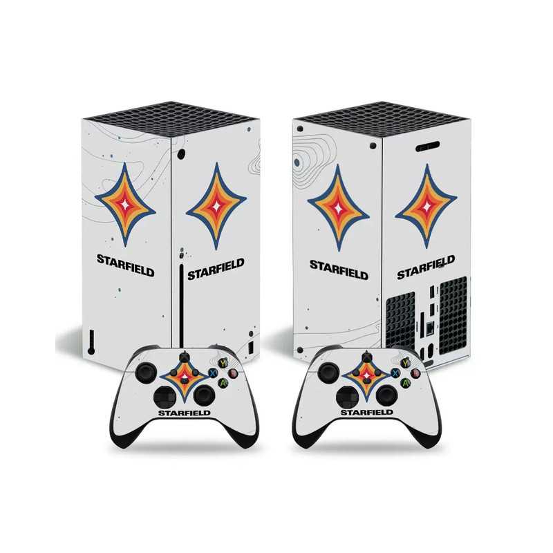 Autocollants Starfield pour console Xbox Series X - boutique geek - Cadeau Geek