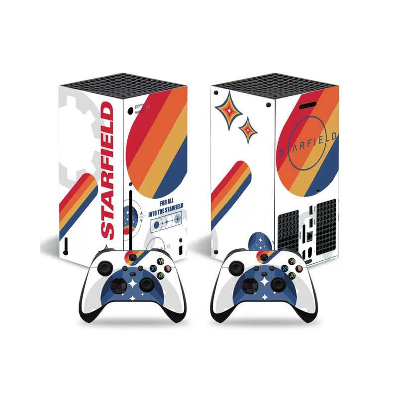 Autocollants Starfield pour console Xbox Series X - boutique geek - Cadeau Geek