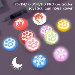 Capuchons pour Sticks Manettes Phosphorescents Compatibles Ps5 ps4 xbox One switch