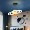 Lampe Plafonnier Led En Forme De Planète Saturn