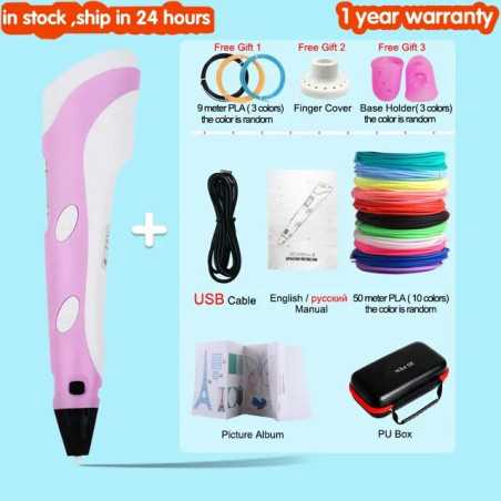 Stylo impression 3D avec écran LCD - boutique geek - Cadeau Geek