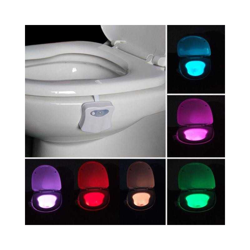 Capteur lumineux 8 couleurs WC