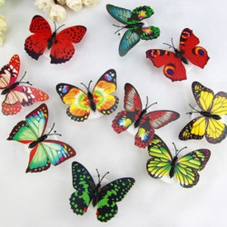 Papillons LED lumineux murales