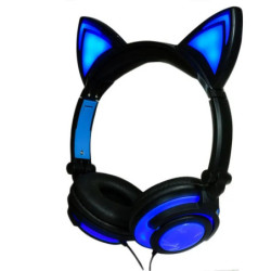Casque audio LED oreilles de chat