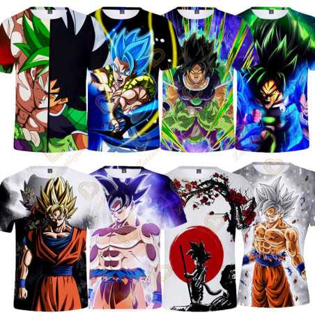 T shirt Dragon Ball Streetwear Set 1 - boutique geek - Cadeau Geek