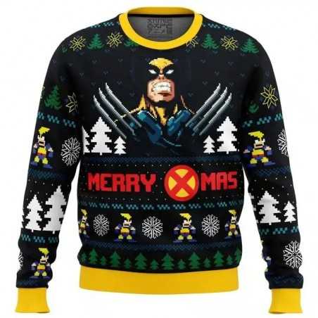 Pull Moche de Noel Wolverine Merry Xmas Clothing