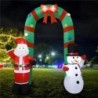 Décoration Arche de Noël Gonflable avec Lumières LED