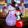 Décoration de Noël gonflables bonhomme de neige de Pingouins LED