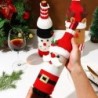 Décoration de Noel pour bouteille Rennes Bonhomme de neige Santa Claus