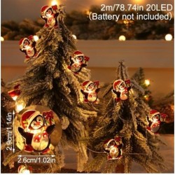Guirlandes Père Noël Bonhomme De Neige