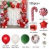 Décorations Ballons de Noël Père Noël, Elfs, Canne de Bonbon