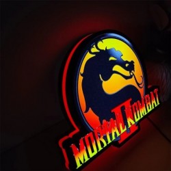 Veilleuse Murale LED logo Mortal Kombat 2