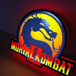 Veilleuse Murale LED logo Mortal Kombat 2