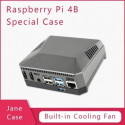Raspberry Pi 4 Coque Métallique Avec Ventilateur