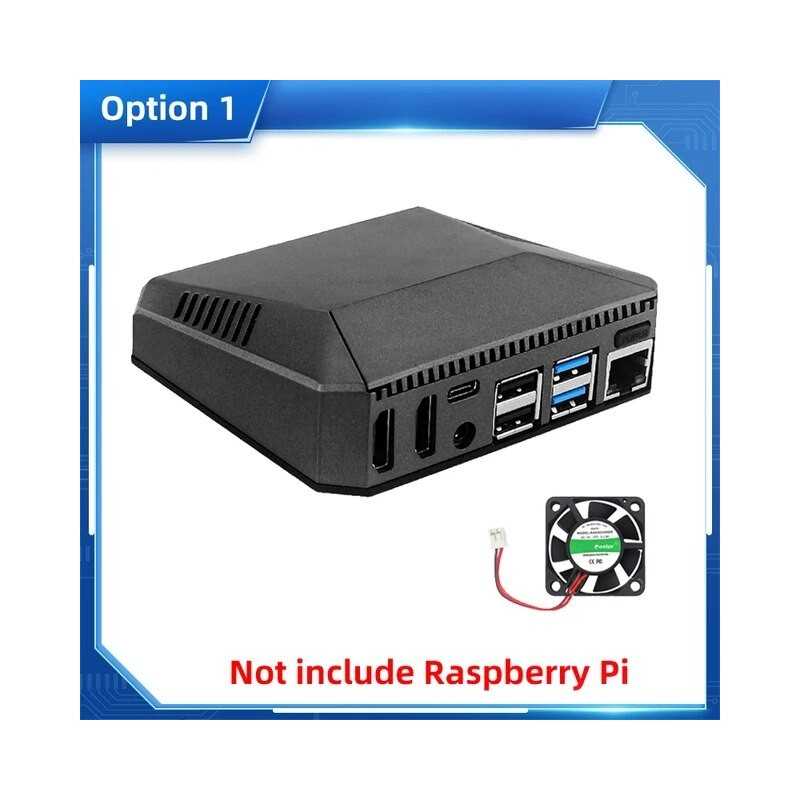 Boitier Argon One V2 Pour Raspberry Pi 4 avec Interrupteur Ventilateur