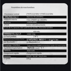 Console Retrogaming portable Retroid Pocket 3+ 75000 JEUX Intégrés
