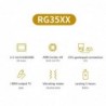 Console Retrogaming Portable Anbernic RG35XX 8000 jeux Intégrés