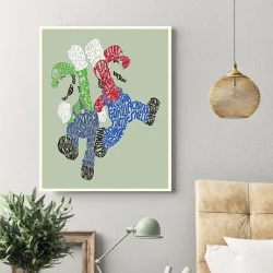 Tableau Mario Luigi lettres...