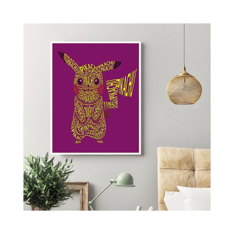 Tableau Pikachu lettres alphabet