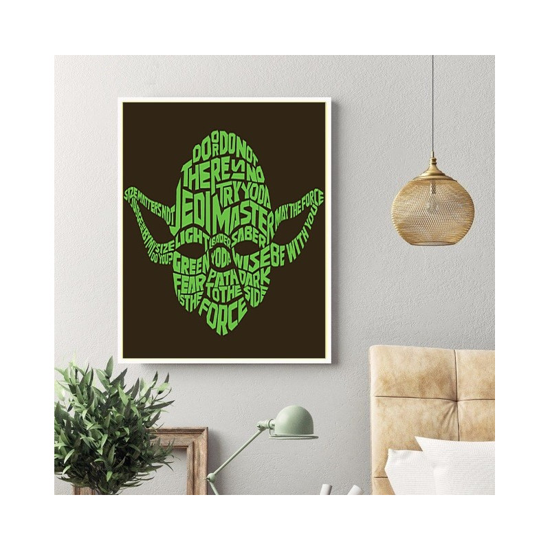 Tableau Yoda lettres alphabet