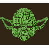 Tableau Yoda lettres alphabet - boutique geek - Cadeau Geek