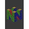 Tableau N64 Logo lettres alphabet - boutique geek - Cadeau Geek