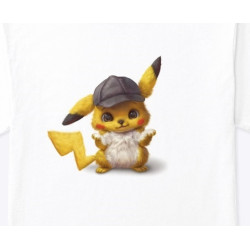 T-shirt Pikachu Detective - boutique geek - Cadeau Geek