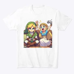 T-shirt Parodie Zelda Link...