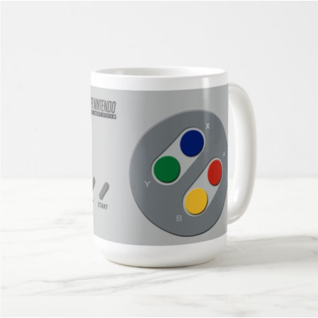 Mug manette SNES - boutique geek - Cadeau Geek