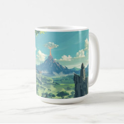 Mug Zelda Link Chateau BOTW - boutique geek - Cadeau Geek