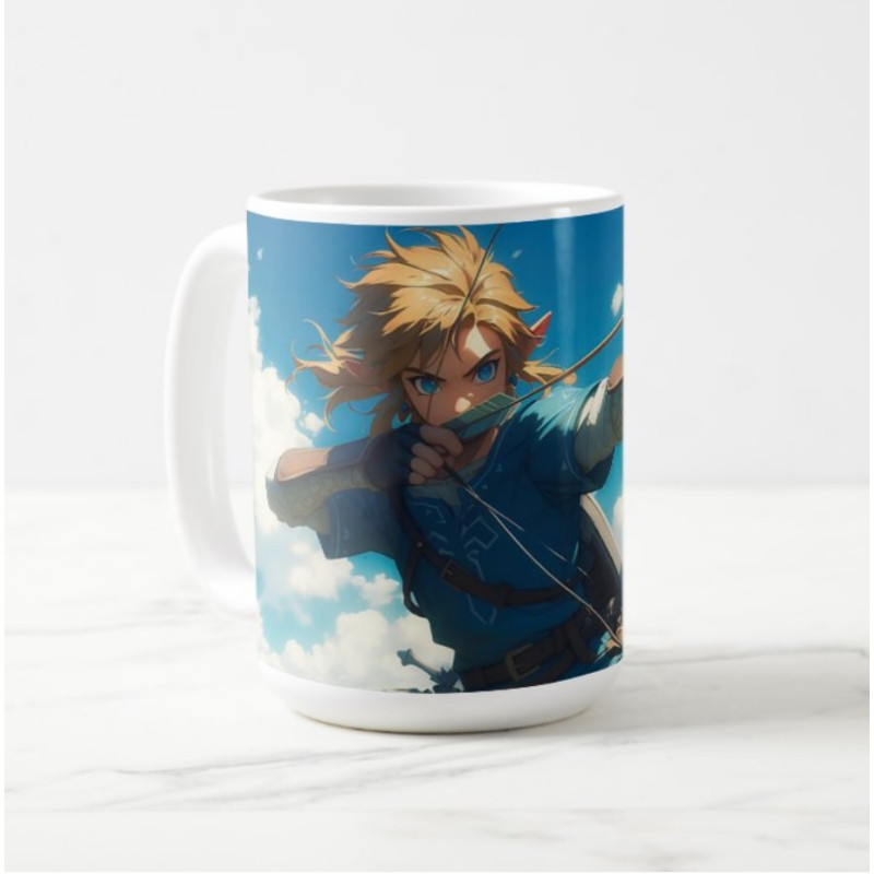 Mug Zelda Link Arc BOTW - boutique geek - Cadeau Geek