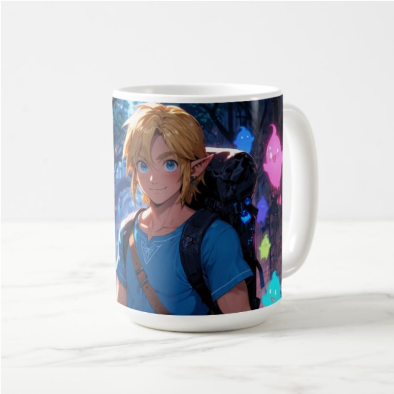 Mug Zelda Link Friends BOTW - boutique geek - Cadeau Geek